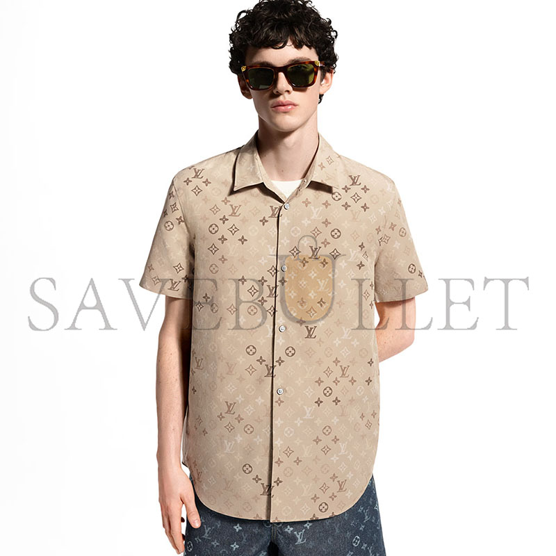 LOUIS VUITTON MONOGRAM SHORT SLEEVED SHIRT 1AK77Y